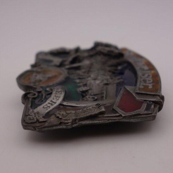 Vintage Budweiser King of Beers Metal Belt Buckle - Picture 6 of 15